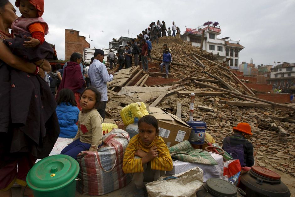 Землетрясение в Непале 25 апреля 2015 (фото Reuters: Navesh Chitrakar)