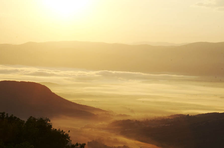 туман над каньоном