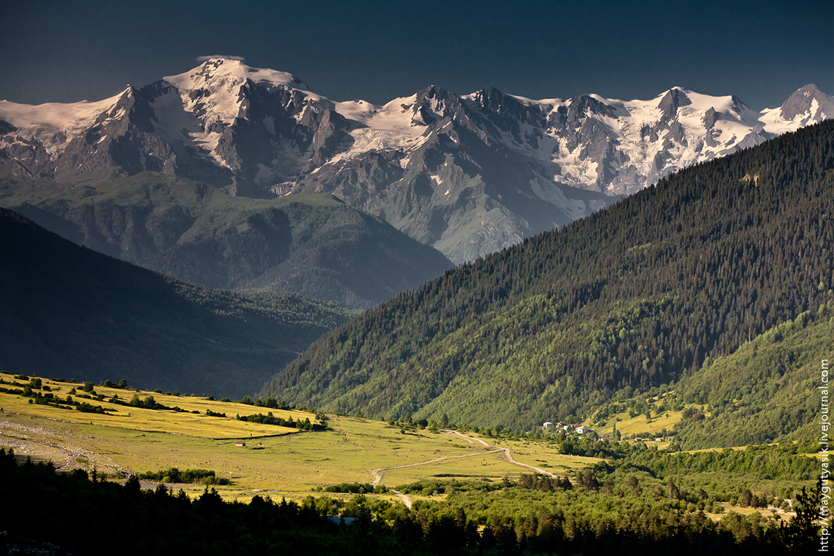 долина Мазери (Верхняя Савнетия, Кавказ)
