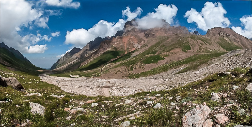 Панорама горы Тянь Шань