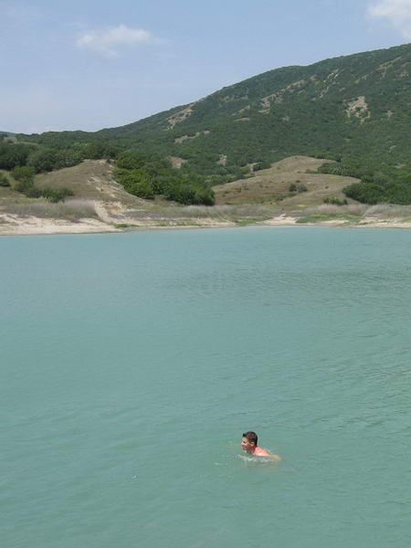 купание в озере