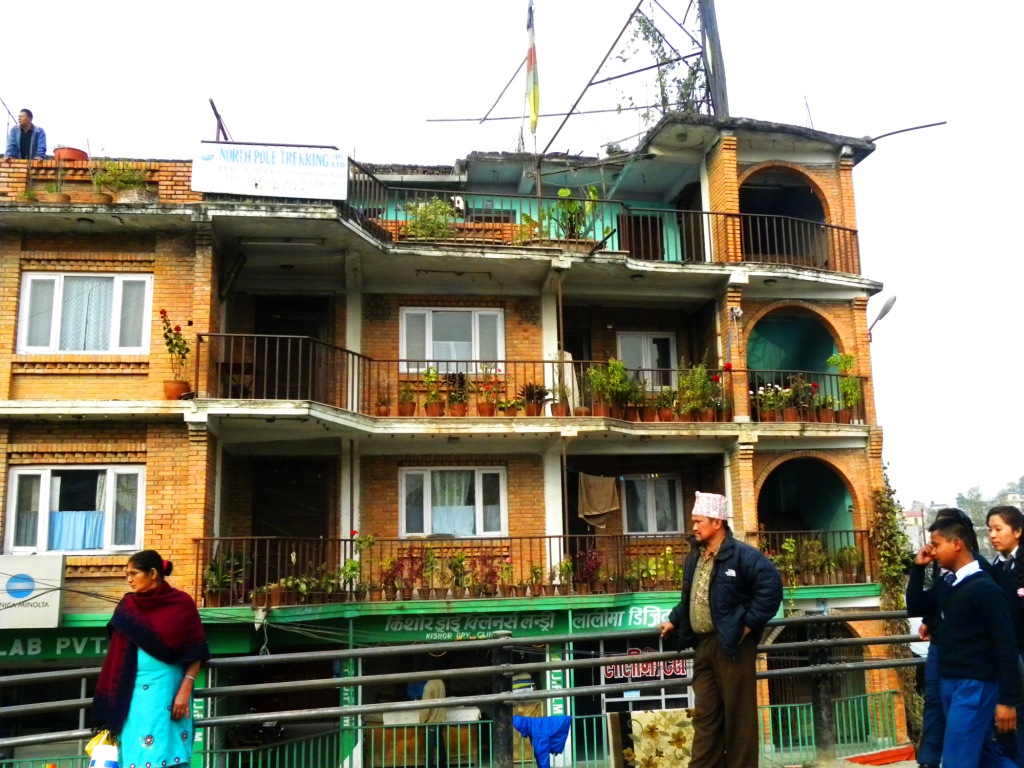 типичная непальская многоэтажка