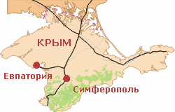 карта казантипа