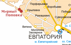 карта казантипа